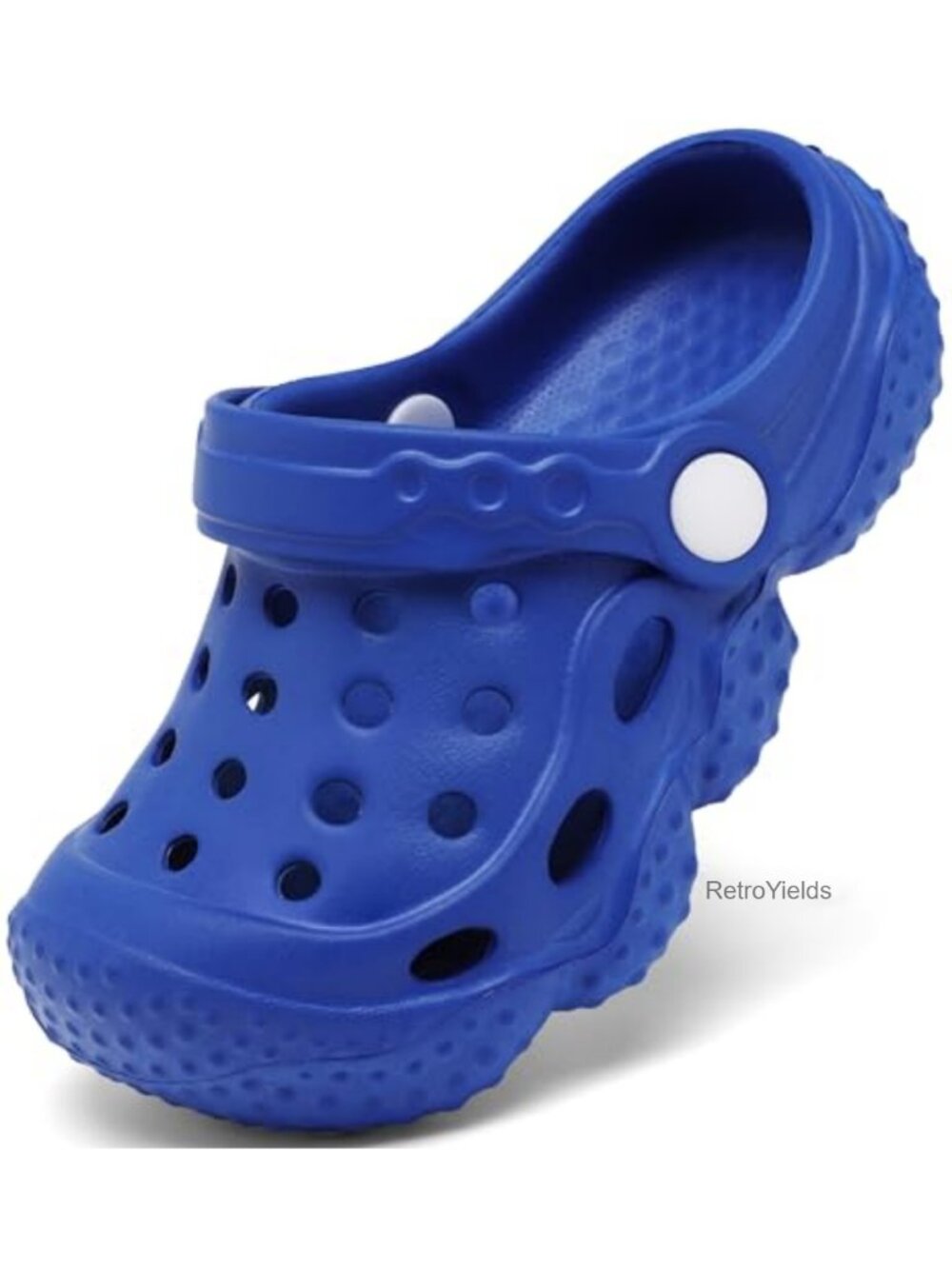 Kids Garden Clogs Non-Slip Beach Pool Sandals with Pivoting Heel Straps
